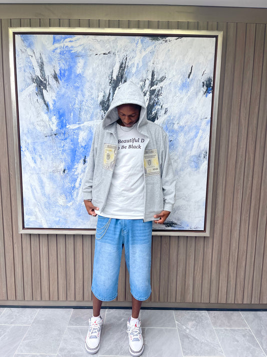 Harriet Tubman 20$ Bill Cropped Hoodie